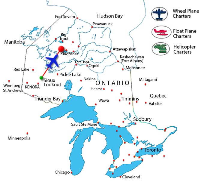 Webequie Helicopter Charter Flights